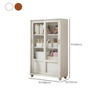 Librerie a 2 cassetti con ripiani regolabili in legno bianco