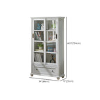Librerie a 2 cassetti con ripiani regolabili in legno bianco