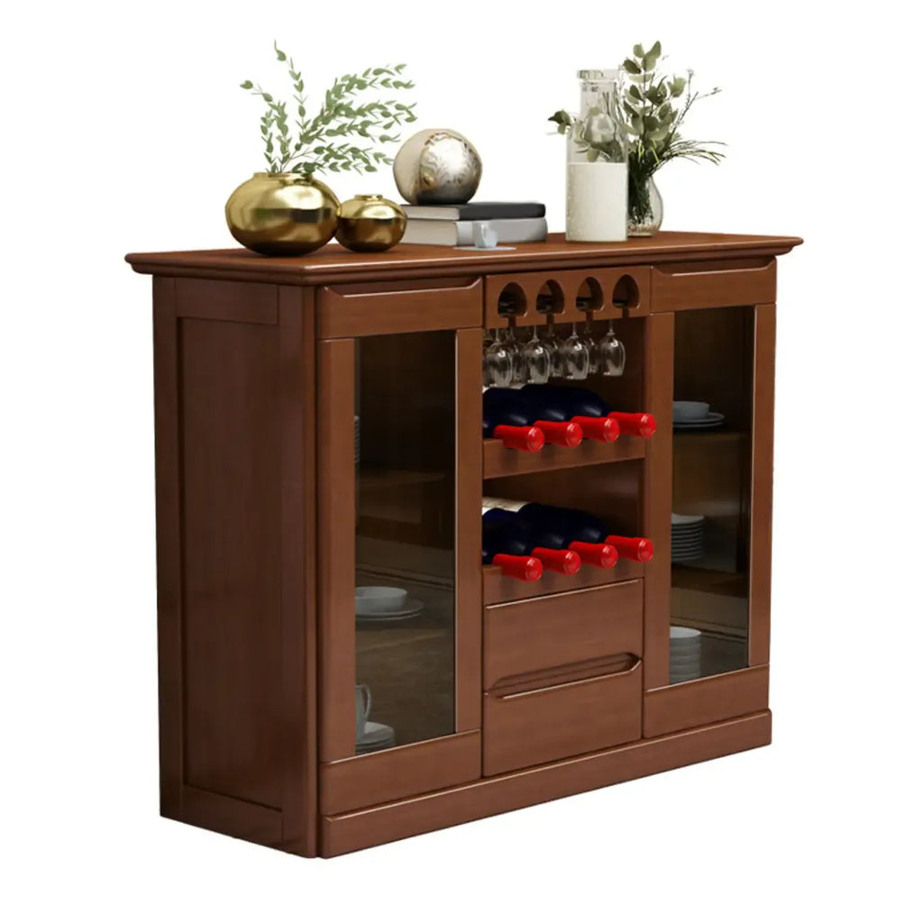 Meuble à vin classique en bois, autoportant, pour salon