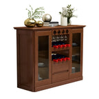 Meuble à vin classique en bois, autoportant, pour salon
