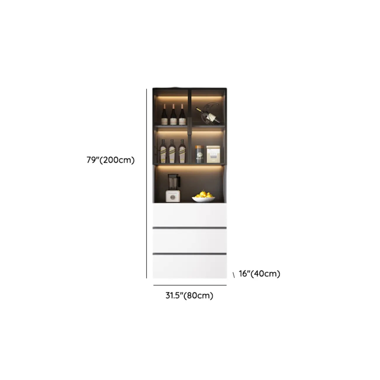 Cave à vin à plusieurs niveaux avec porte vitrée, plancher en bois et éclairage intégré