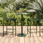 Tabourets de bar carrés Matel pour intérieur et extérieur avec dossier