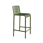 Tabourets de bar carrés Matel pour intérieur et extérieur avec dossier