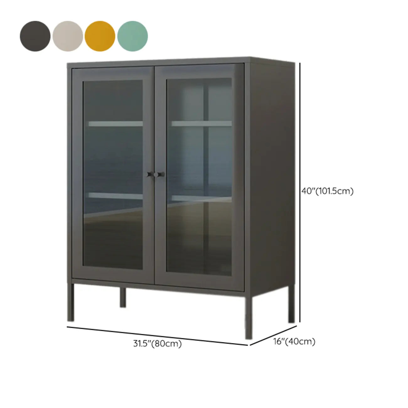 Meuble de rangement moderne autoportant, idéal pour le salon