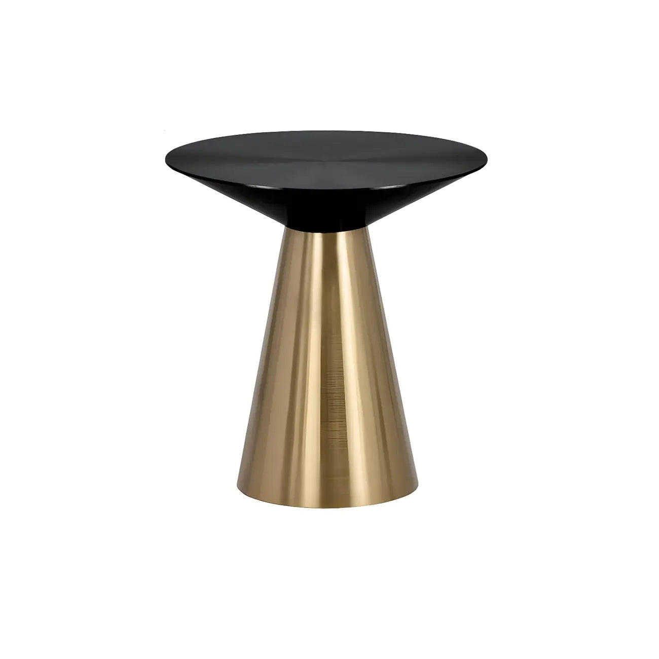 Table d'appoint minimaliste et moderne en métal argenté pour salon