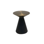 Table d'appoint minimaliste et moderne en métal argenté pour salon