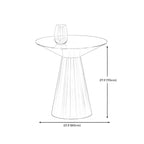 Table d'appoint minimaliste et moderne en métal argenté pour salon