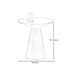 Table d'appoint minimaliste et moderne en métal argenté pour salon