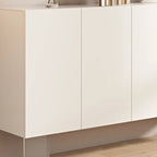 Meuble d'appoint rectangulaire blanc minimaliste pour salon