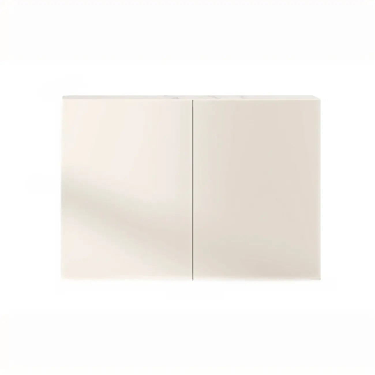 Meuble d'appoint rectangulaire blanc minimaliste pour salon