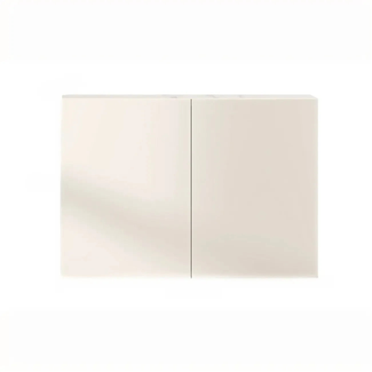 Meuble d'appoint rectangulaire blanc minimaliste pour salon