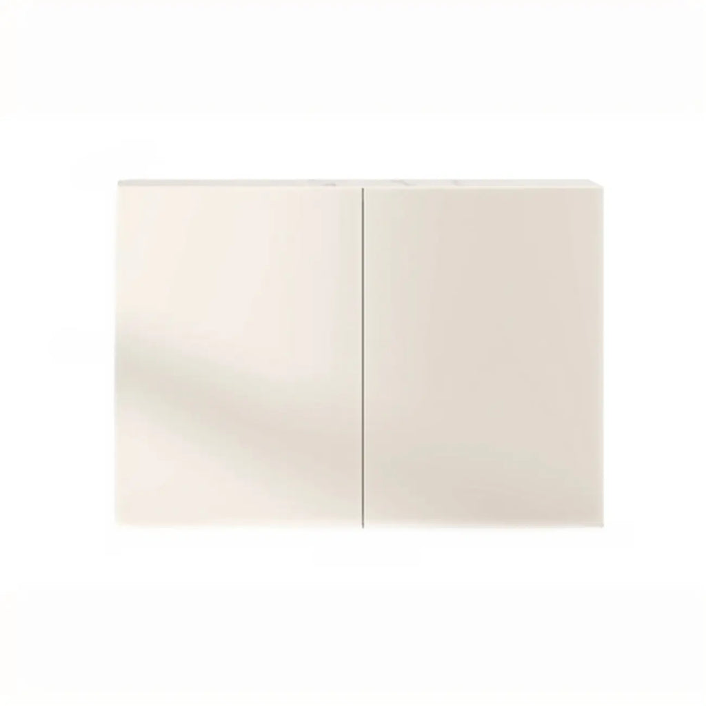 Meuble d'appoint rectangulaire blanc minimaliste pour salon