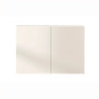 Meuble d'appoint rectangulaire blanc minimaliste pour salon