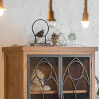 Armoire de rangement autoportante de style campagne française pour la décoration intérieure