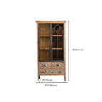 Armoire de rangement autoportante de style campagne française pour la décoration intérieure