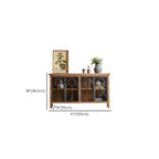 Armoire de rangement autoportante de style campagne française pour la décoration intérieure