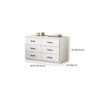 Armoire de rangement blanche minimaliste avec fermeture amortie et tiroirs