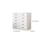 Armoire de rangement blanche minimaliste avec fermeture amortie et tiroirs