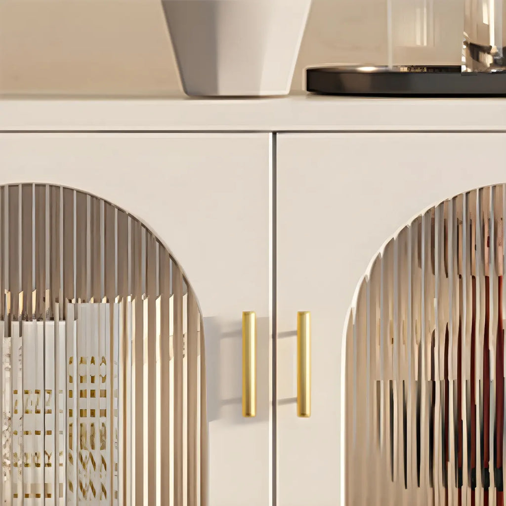 Meuble TV minimaliste en métal avec rangement et étagères pour usage domestique