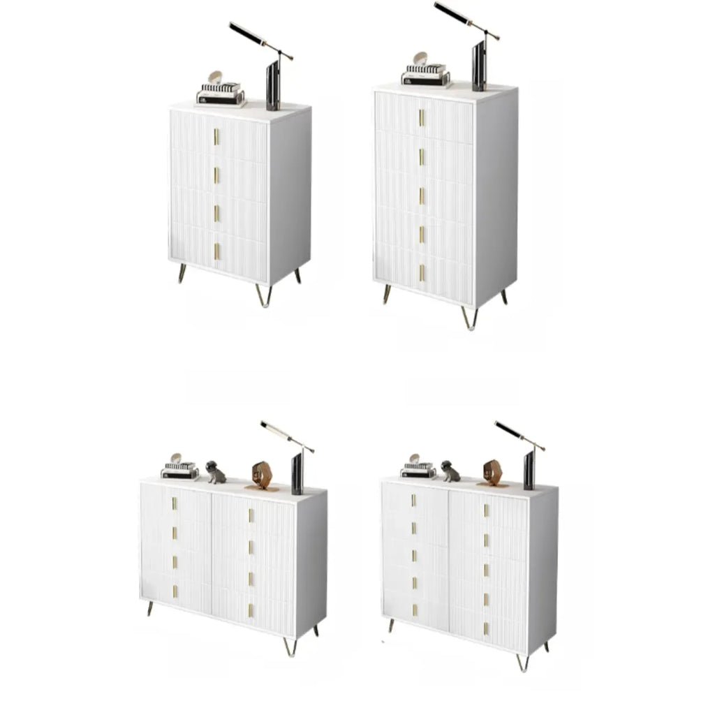 Mobile Contenitore in Legno a 4 Gambe con Ante e Cassetti per la Casa