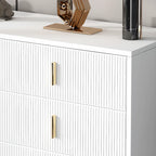 Mobile Contenitore in Legno a 4 Gambe con Ante e Cassetti per la Casa