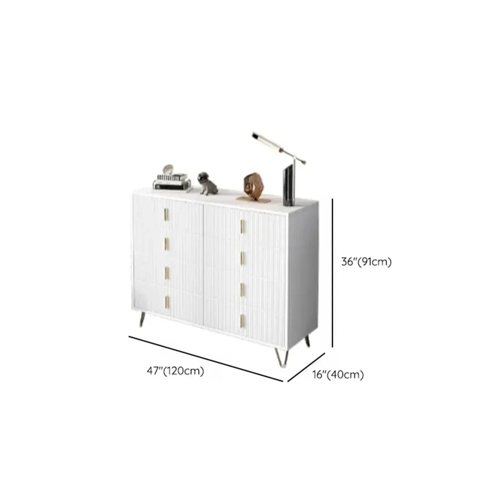 Mobile Contenitore in Legno a 4 Gambe con Ante e Cassetti per la Casa