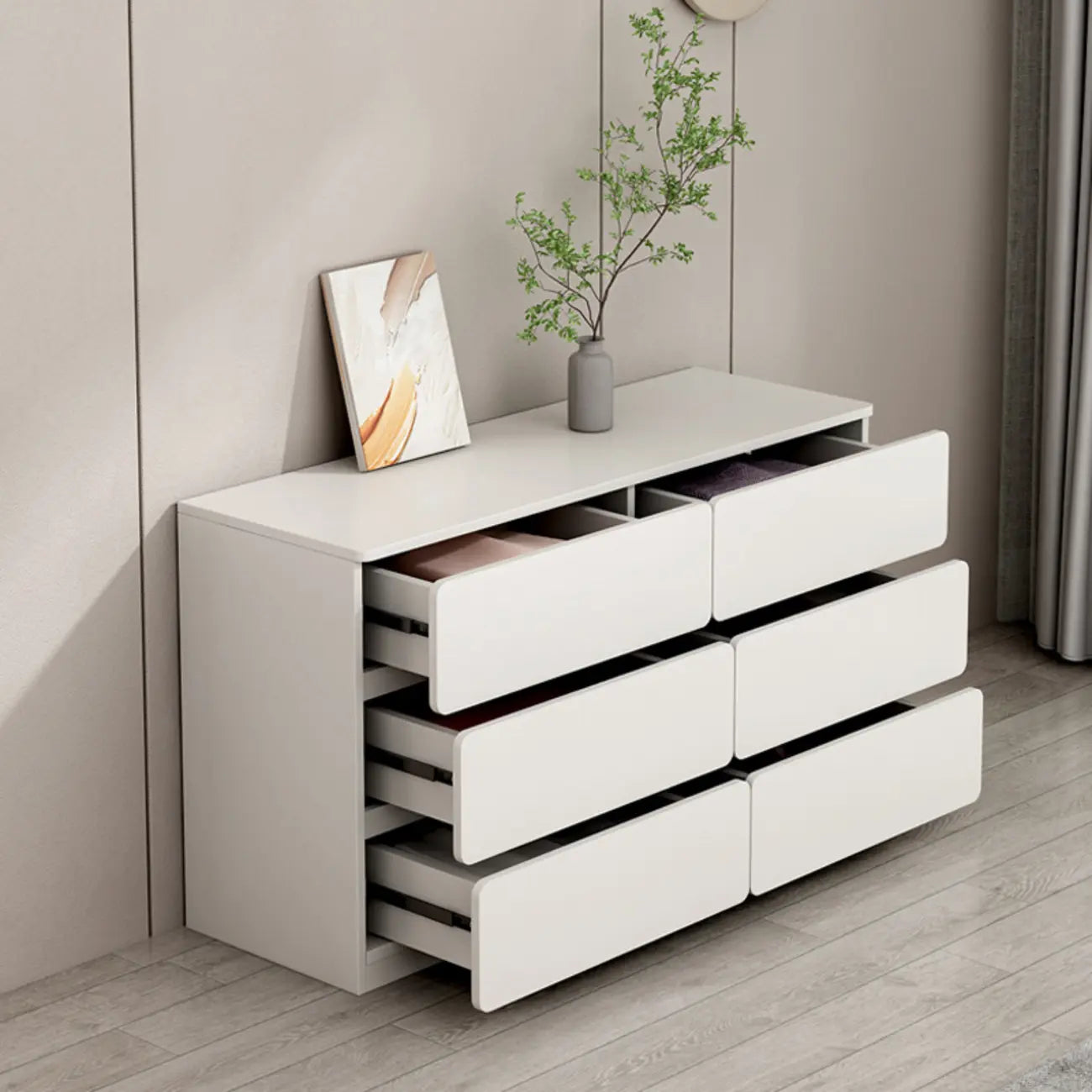 Commodes d'appoint rectangulaires artistiques avec design autoportant