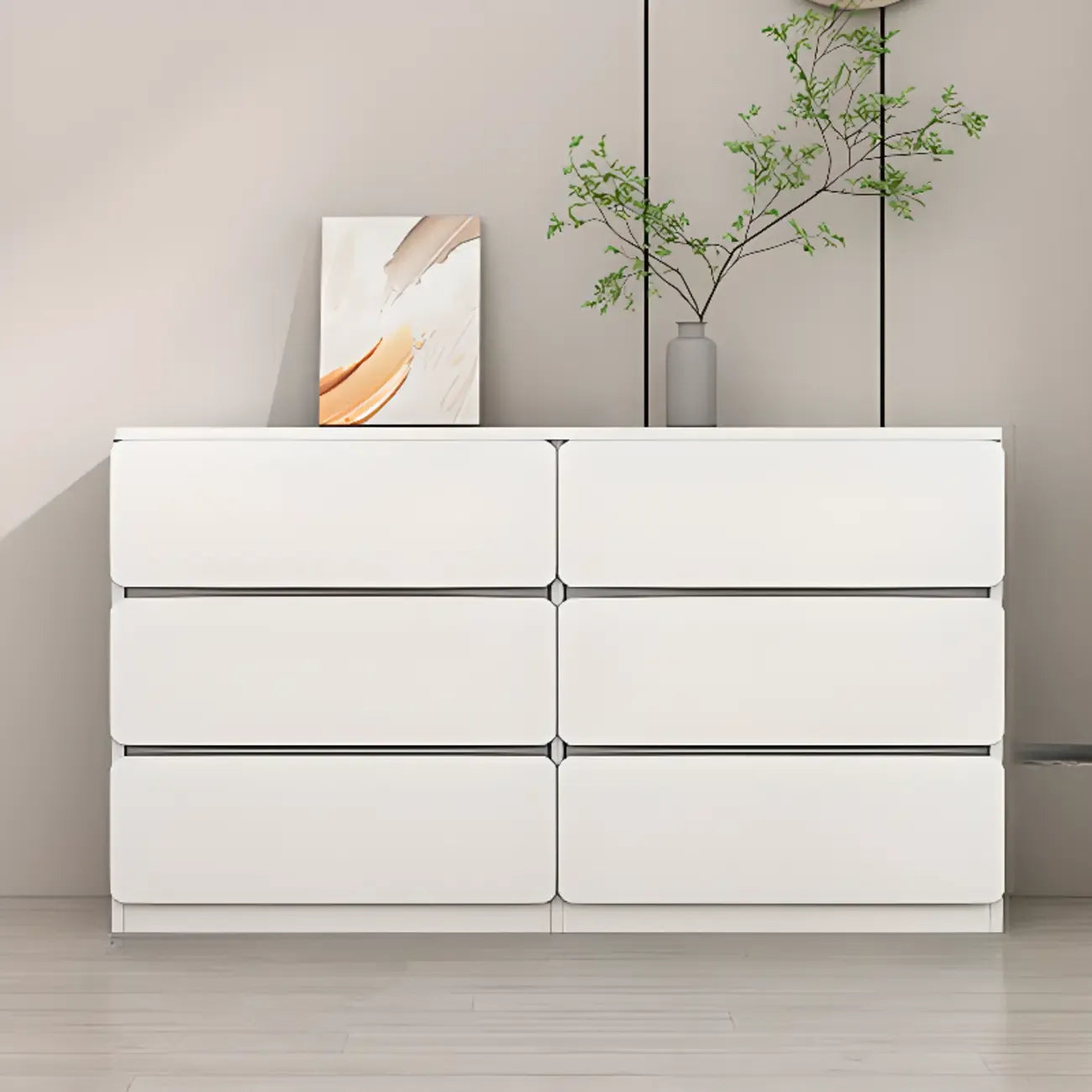 Commodes d'appoint rectangulaires artistiques avec design autoportant