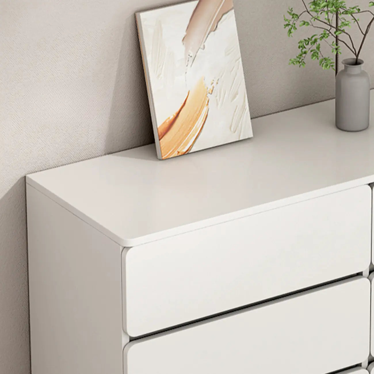 Commodes d'appoint rectangulaires artistiques avec design autoportant