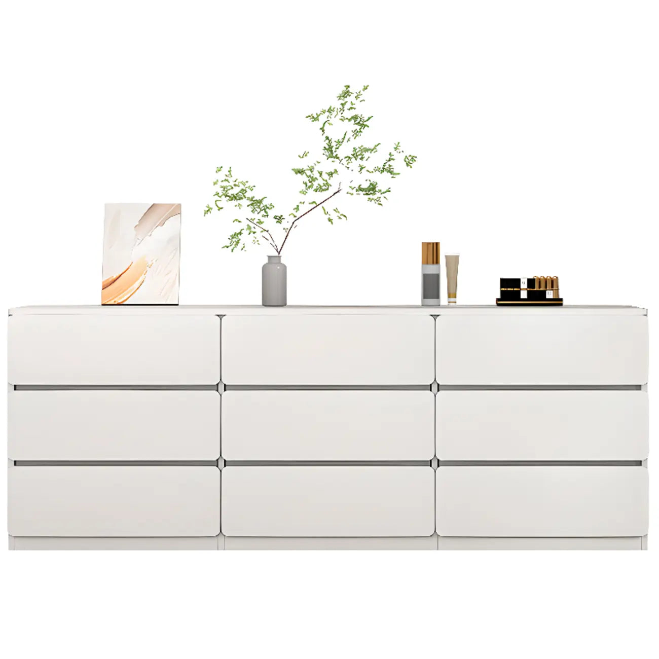 Commodes d'appoint rectangulaires artistiques avec design autoportant