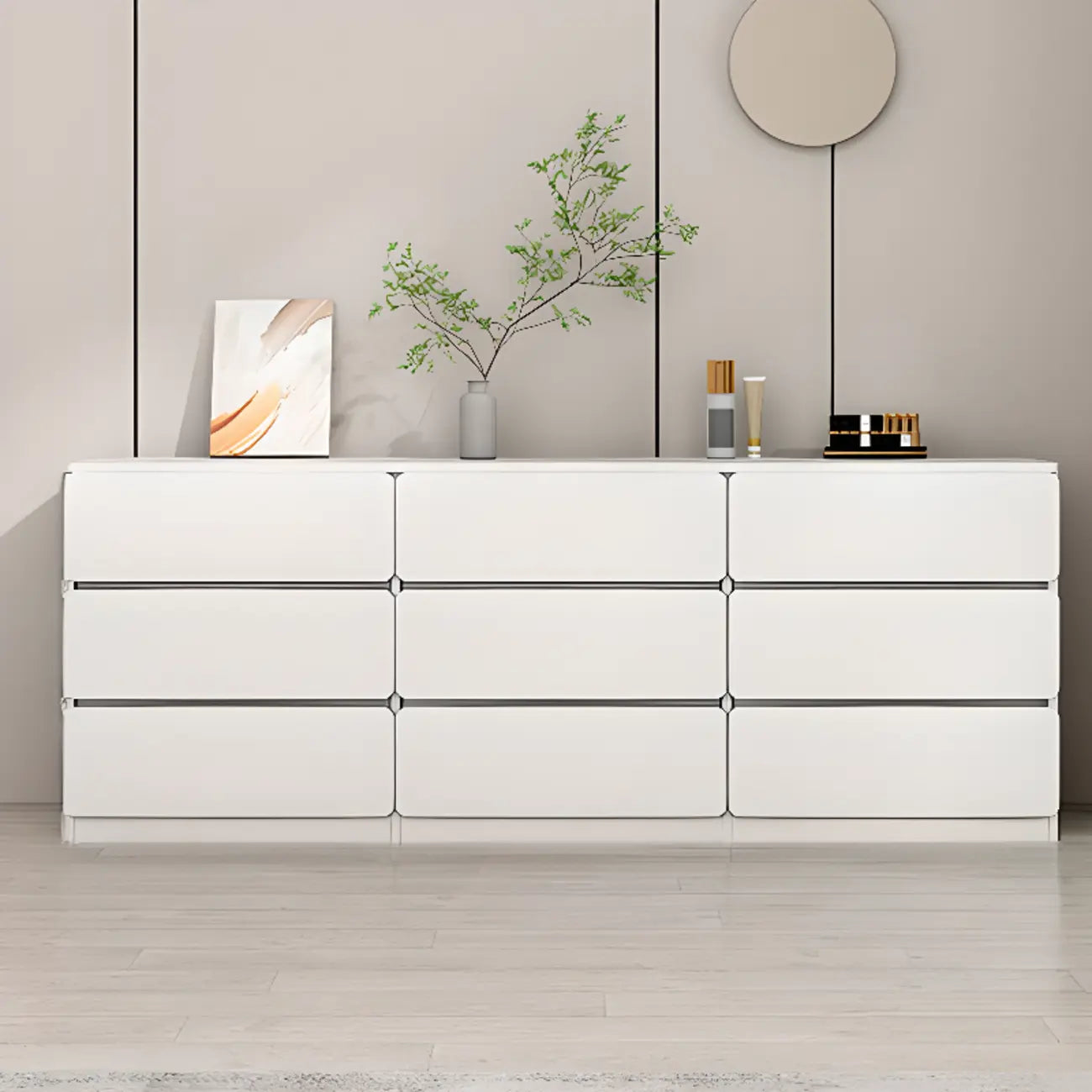 Commodes d'appoint rectangulaires artistiques avec design autoportant