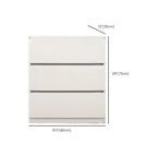 Commodes d'appoint rectangulaires artistiques avec design autoportant