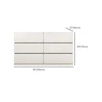 Commodes d'appoint rectangulaires artistiques avec design autoportant