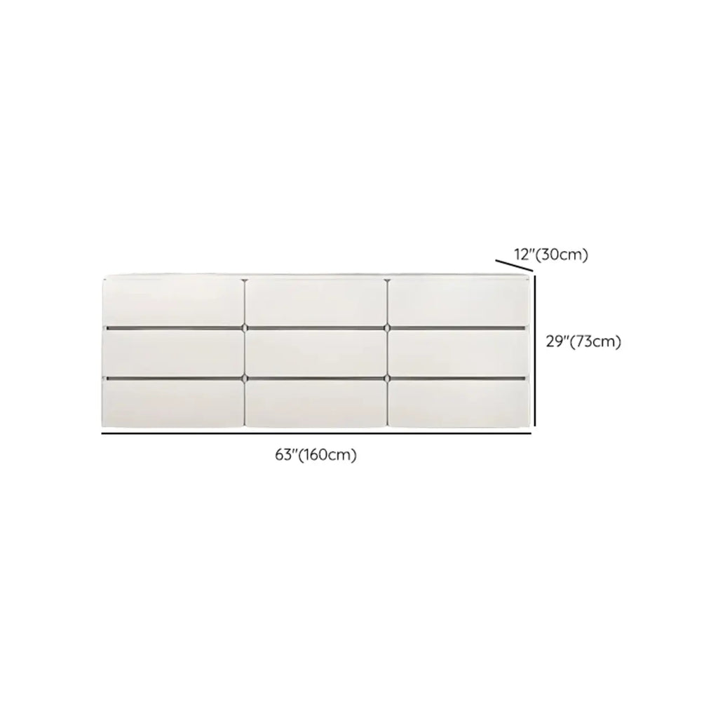 Commodes d'appoint rectangulaires artistiques avec design autoportant
