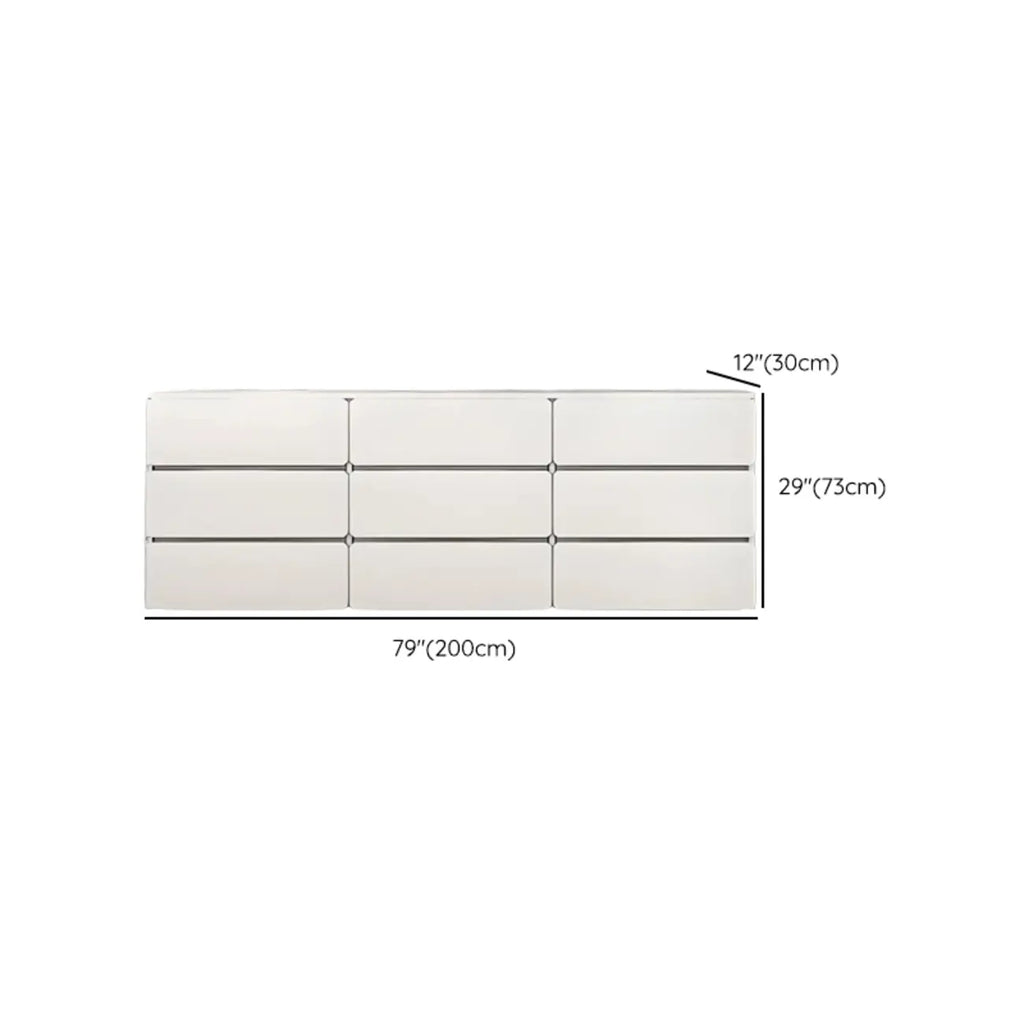 Commodes d'appoint rectangulaires artistiques avec design autoportant