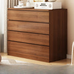 Armoire de rangement blanche autoportante avec tiroirs pour chambre à coucher
