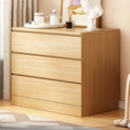 Armoire de rangement blanche autoportante avec tiroirs pour chambre à coucher