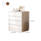 Armoire de rangement blanche autoportante avec tiroirs pour chambre à coucher