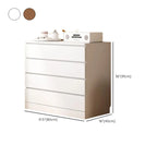 Armoire de rangement blanche autoportante avec tiroirs pour chambre à coucher
