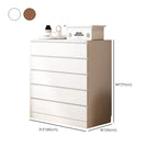 Armoire de rangement blanche autoportante avec tiroirs pour chambre à coucher