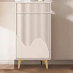Meuble d'appoint kaki à la finition unique pour la décoration intérieure