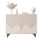 Meuble d'appoint kaki à la finition unique pour la décoration intérieure