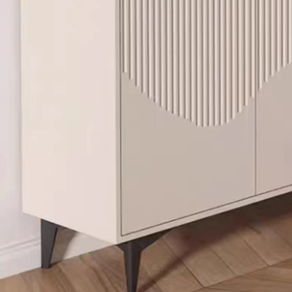 Meuble d'appoint kaki à la finition unique pour la décoration intérieure
