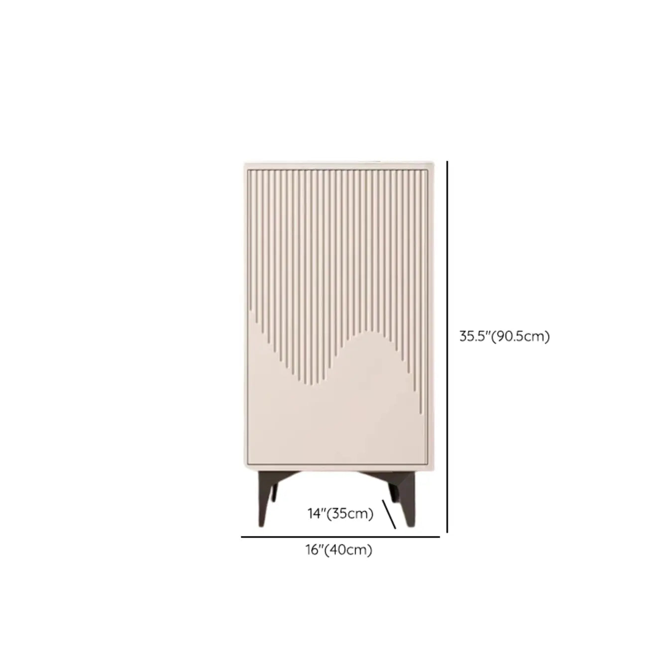 Meuble d'appoint kaki à la finition unique pour la décoration intérieure