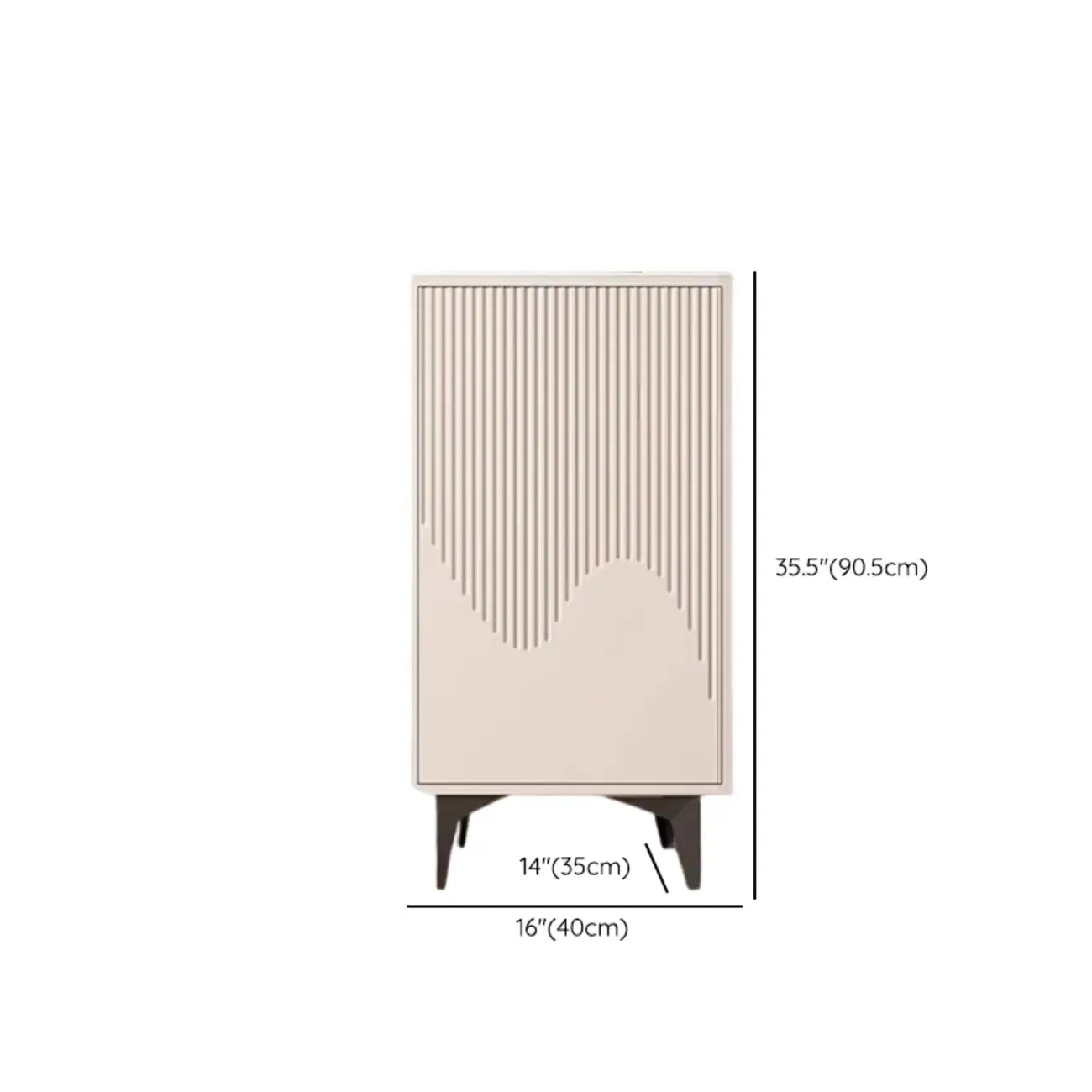 Meuble d'appoint kaki à la finition unique pour la décoration intérieure