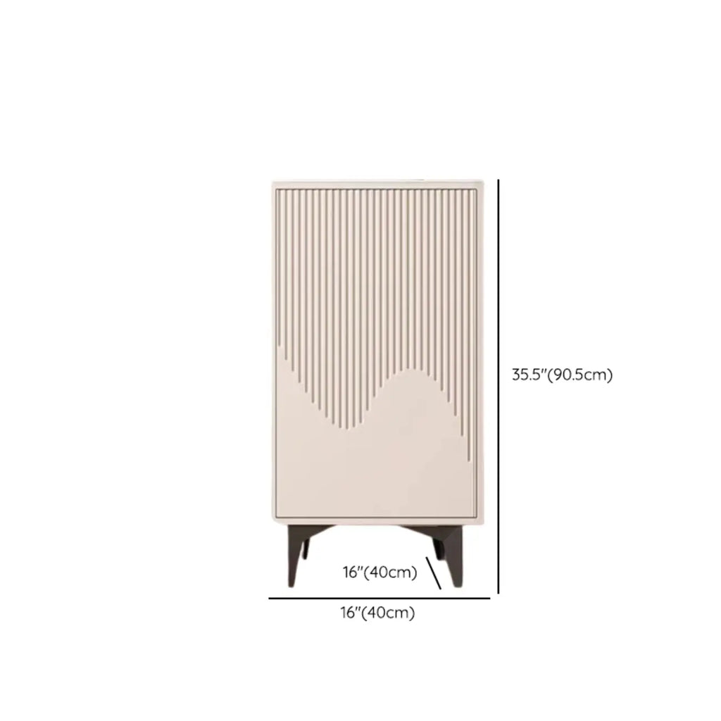 Meuble d'appoint kaki à la finition unique pour la décoration intérieure