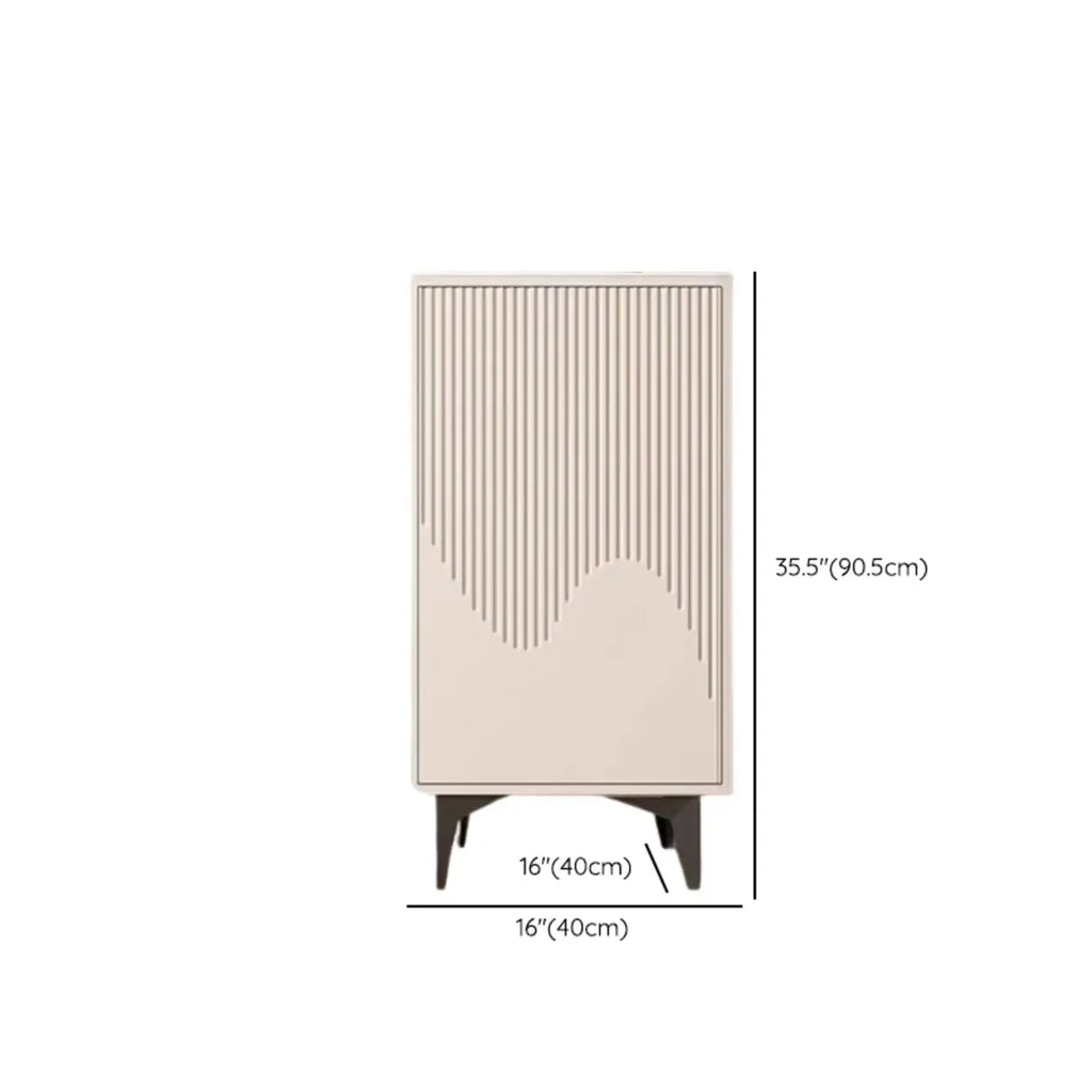 Meuble d'appoint kaki à la finition unique pour la décoration intérieure