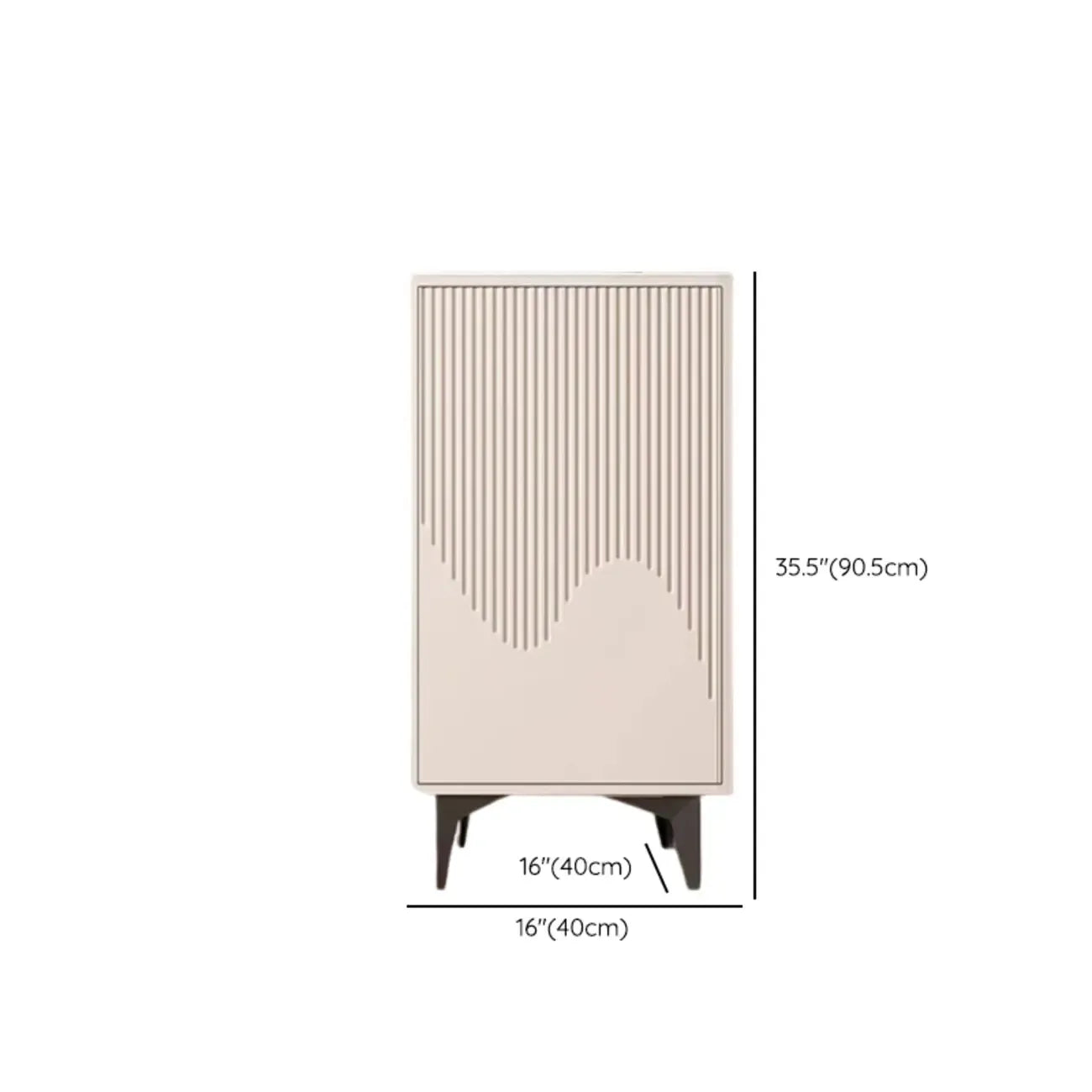 Meuble d'appoint kaki à la finition unique pour la décoration intérieure
