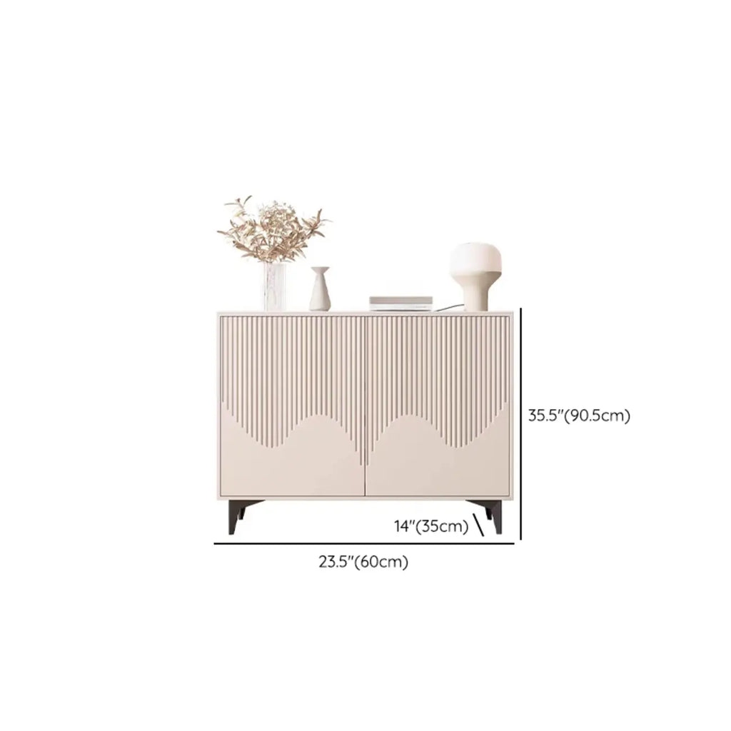 Meuble d'appoint kaki à la finition unique pour la décoration intérieure