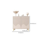 Meuble d'appoint kaki à la finition unique pour la décoration intérieure